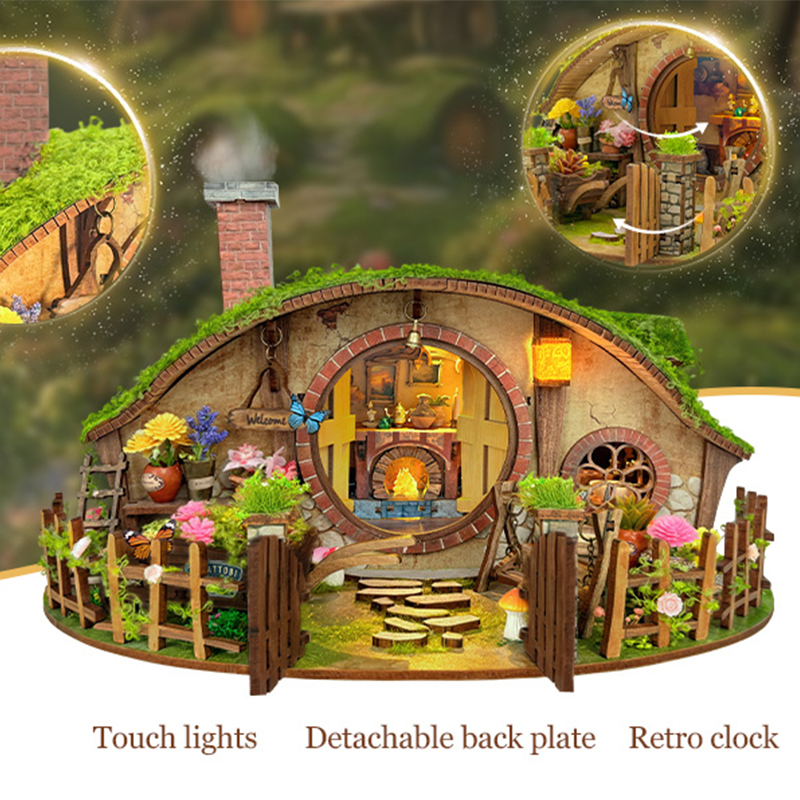 Wooden DIY Magic Ring Dollhous - Kids Toys 10 Year Old recensione e prezzo