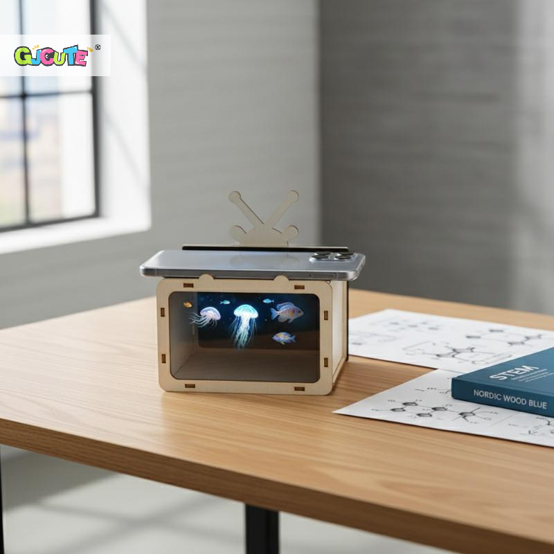 DIY Wooden Holographic Cinema  - Toys For Kids Video recensione e prezzo