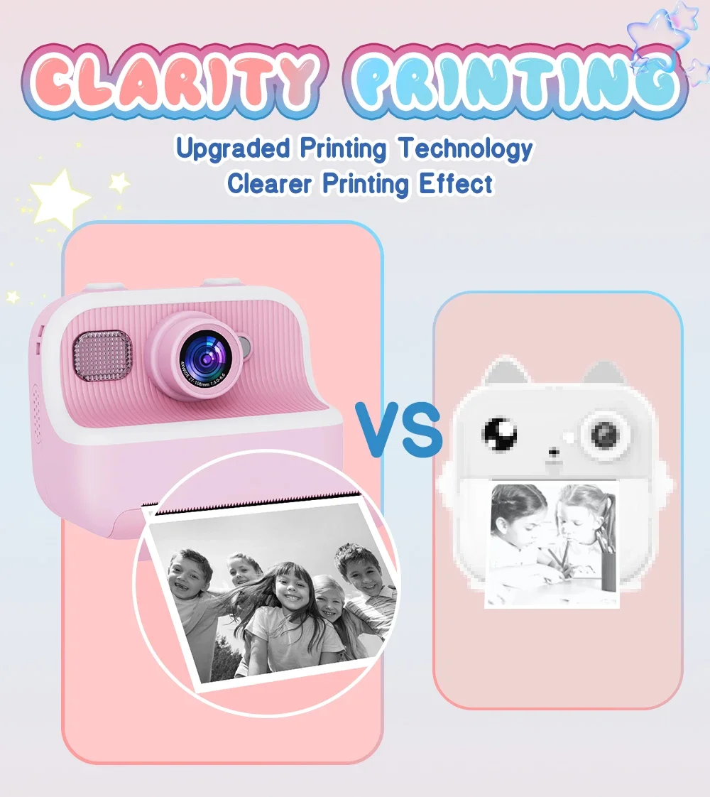 Kids Mini Instant Print Camera - Toys For Kids Video recensione e prezzo
