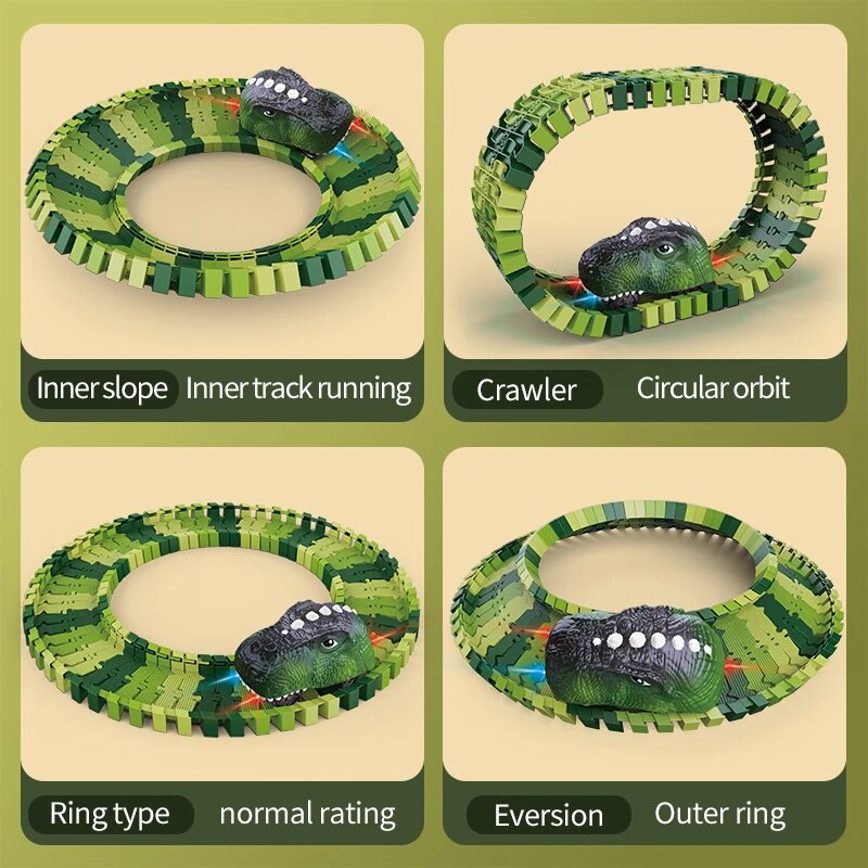 Dinosaur Track Electric Dinosa - Kids Toys Electric Car recensione e prezzo