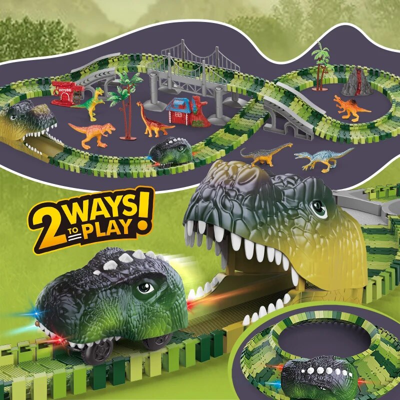 Dinosaur Track Electric Dinosa - Kids Toys Electric Car recensione e prezzo