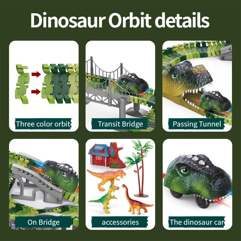 Dinosaur Track Electric Dinosa - Kids Toys Electric Car recensione e prezzo