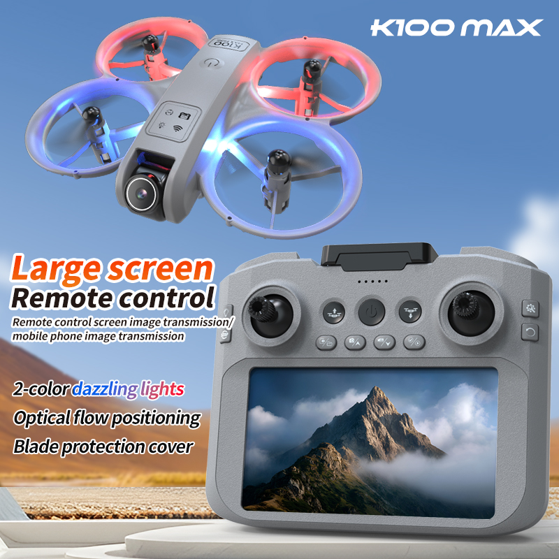 Hot sell K100 Max Mini RC Dron - Toys For Kids Video recensione e prezzo