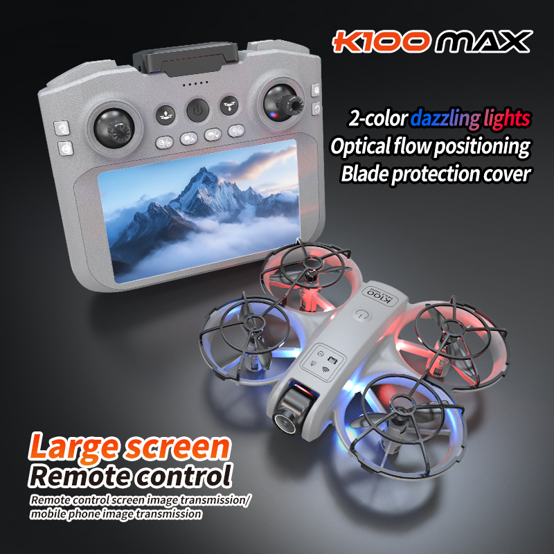 Hot sell K100 Max Mini RC Dron - Toys For Kids Video recensione e prezzo