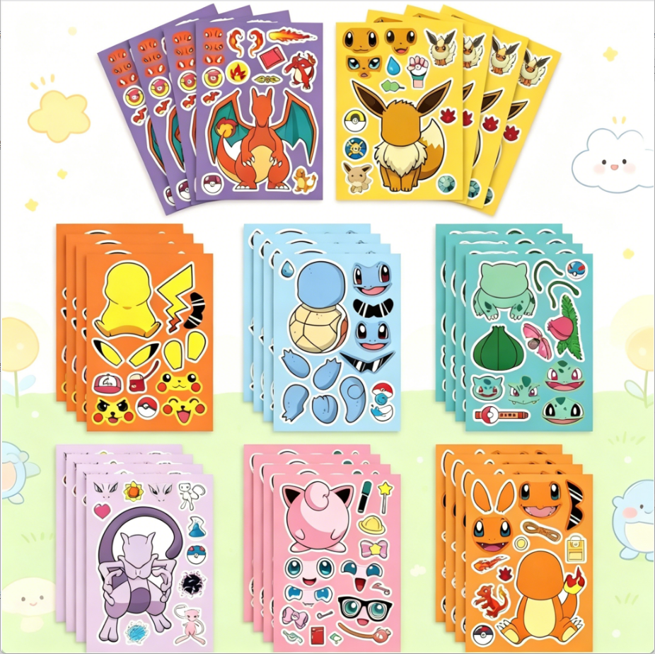 16 Sheets Anime Pokemon Puzzle - Kid Toys And Craft recensione e prezzo