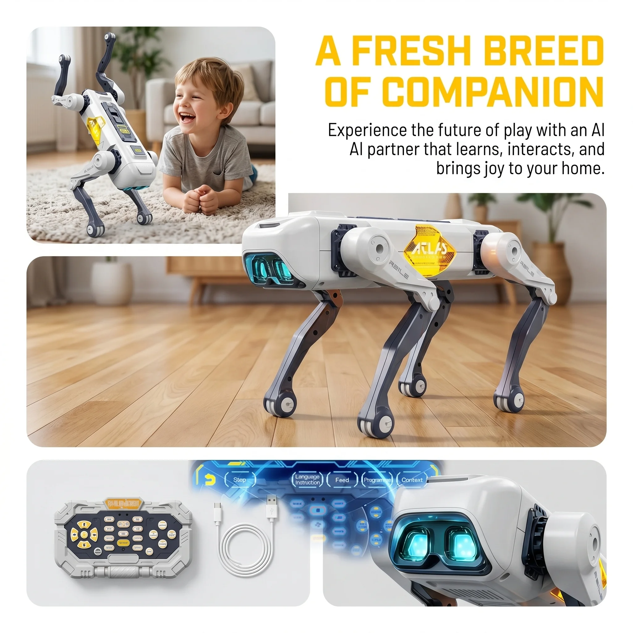 AI Smart Robot Dog, Voice & AP - Kids Y Toys recensione e prezzo