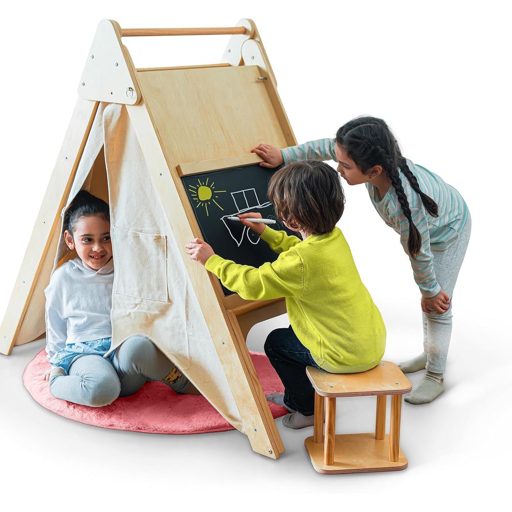 5-in-1 Montessori Playhouse: F - Kids Art Easel recensione e prezzo