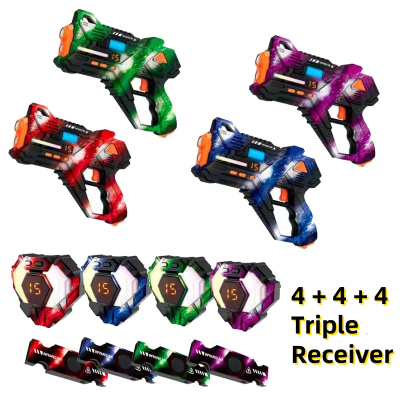 CSTAG 4x4x4 Laser Tag Guns Set - Laser Tag Set Kids recensione e prezzo