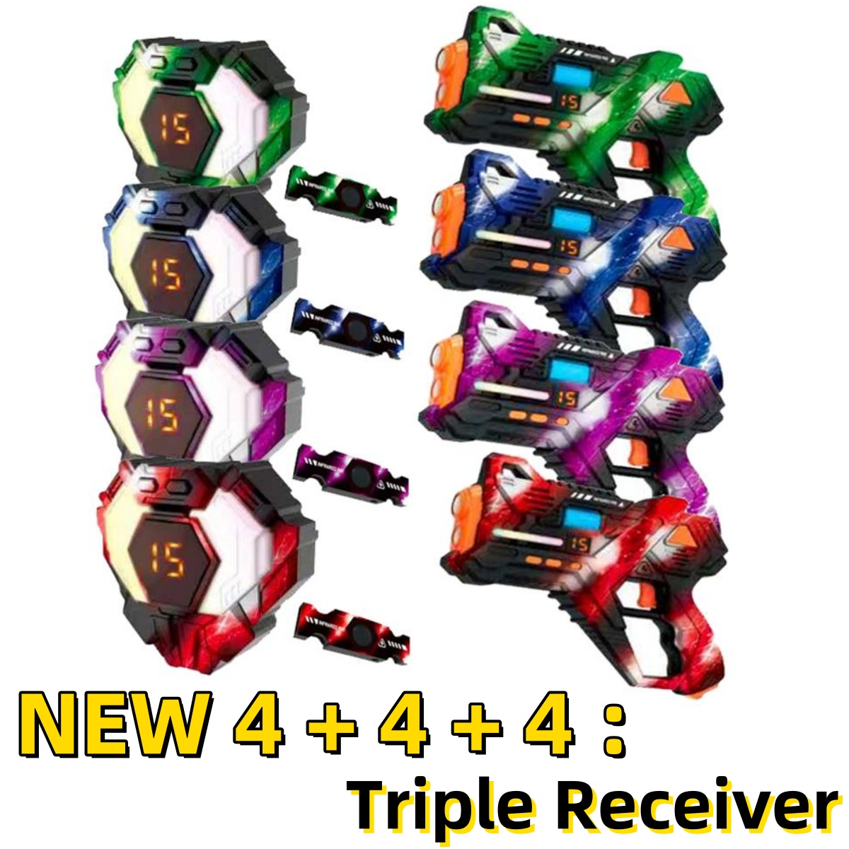 CSTAG 4x4x4 Laser Tag Guns Set - Laser Tag Set Kids recensione e prezzo