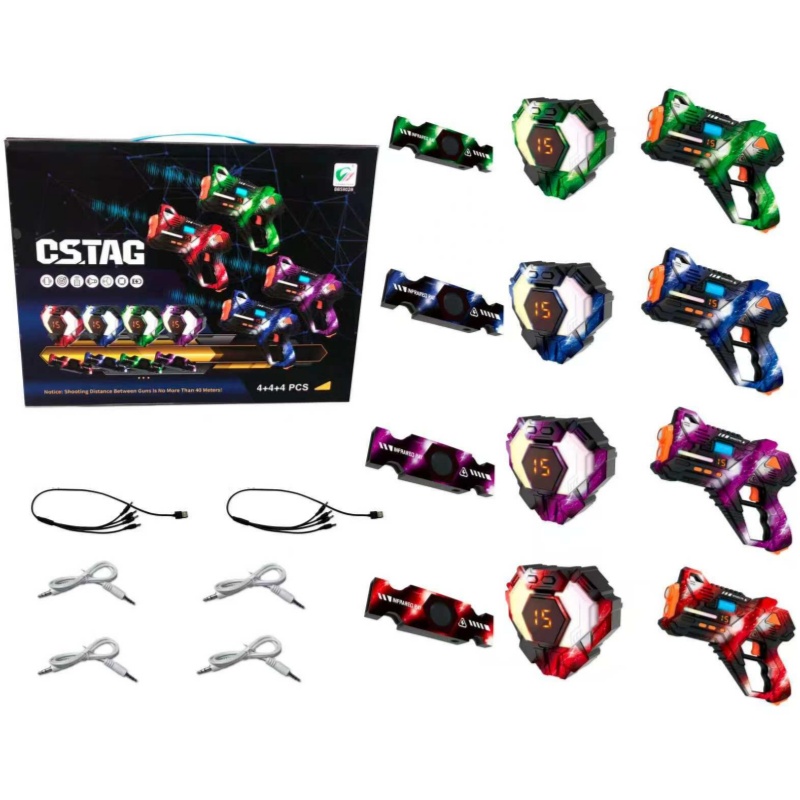 CSTAG 4x4x4 Laser Tag Guns Set - Laser Tag Set Kids recensione e prezzo