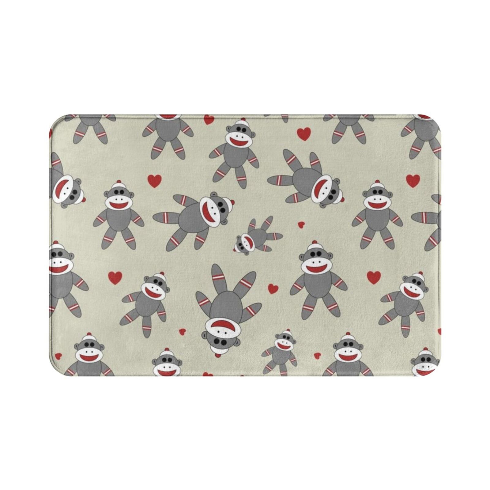 Cute Sock Monkey Carpet Mat Ru - Kids Quirky Toys recensione e prezzo