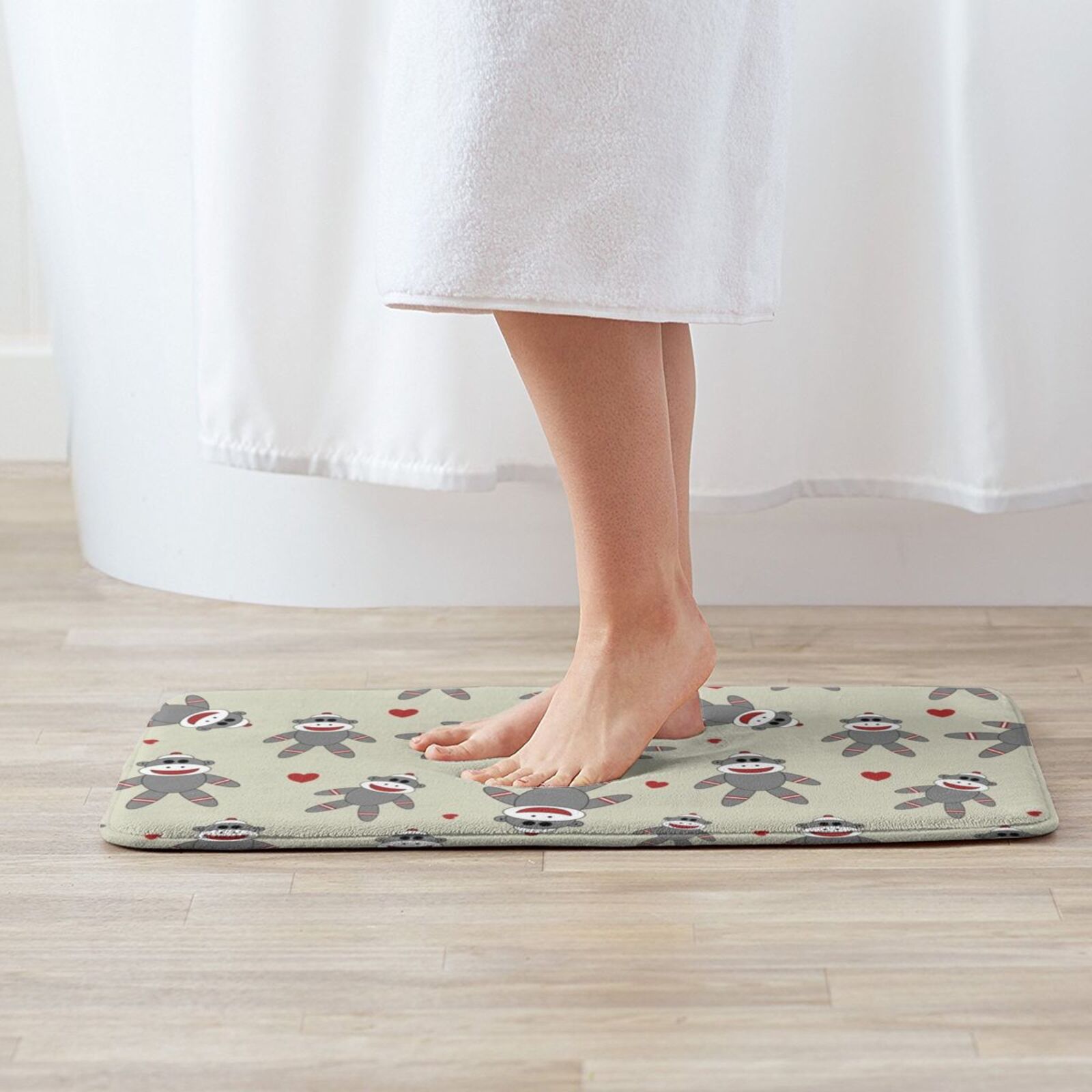 Cute Sock Monkey Carpet Mat Ru - Kids Quirky Toys recensione e prezzo