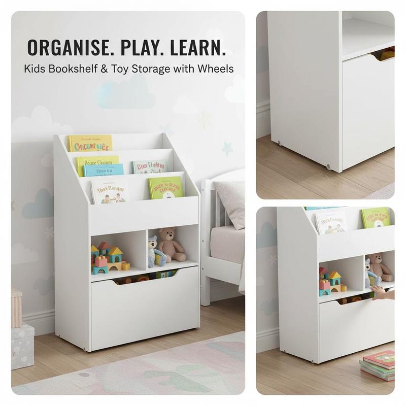 Kids Bookshelf, Toy Organiser, - Kids Toys Drawers recensione e prezzo