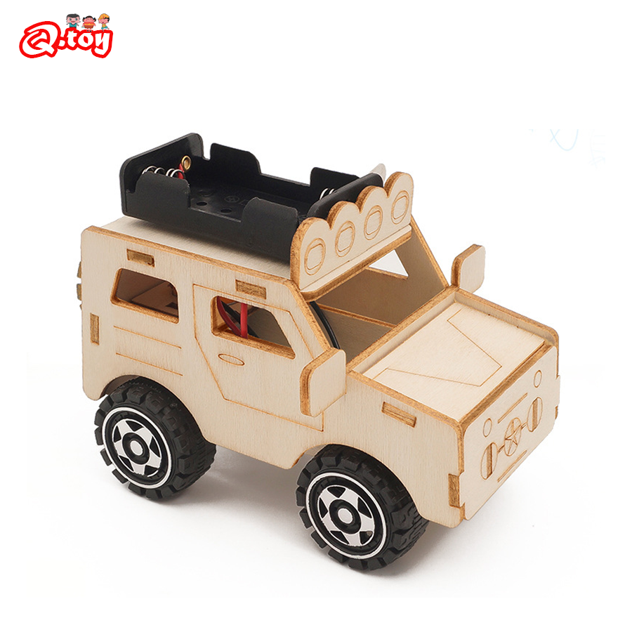 DIY Wooden Car Model Science T - Kids Toys Electric Car recensione e prezzo