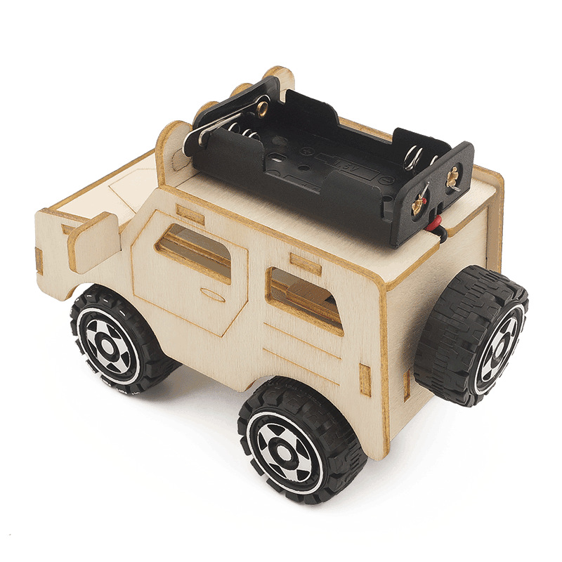 DIY Wooden Car Model Science T - Kids Toys Electric Car recensione e prezzo