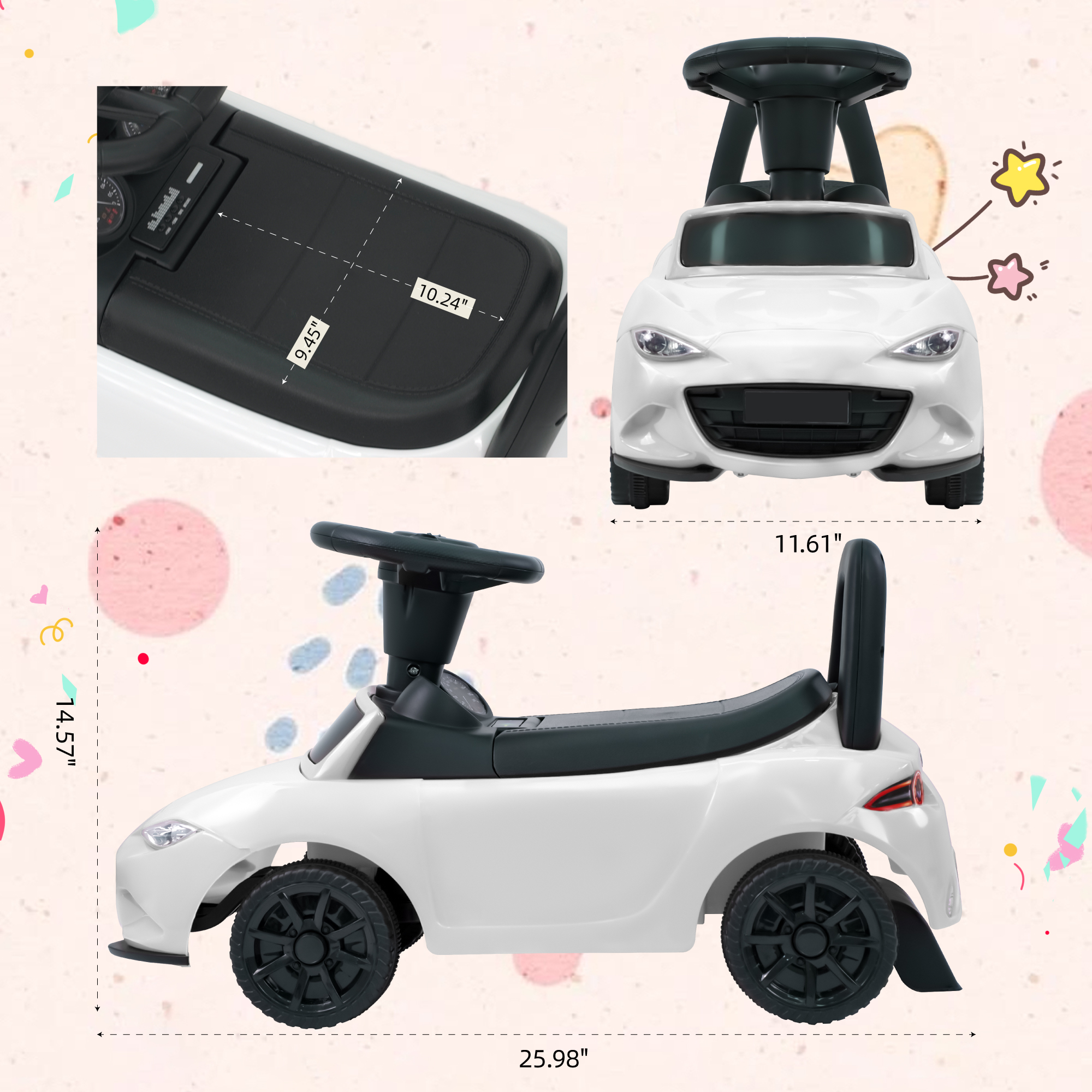 Kids Push Car for Toddlers, Li - Kids Toys Electric Car recensione e prezzo