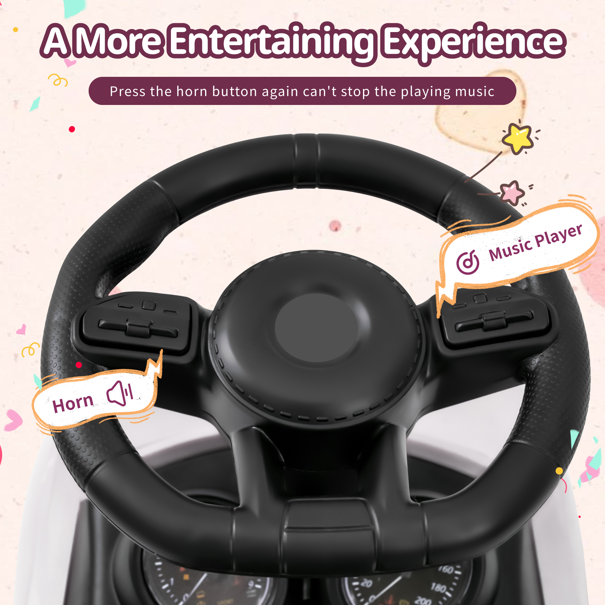 Kids Push Car for Toddlers, Li - Kids Toys Electric Car recensione e prezzo