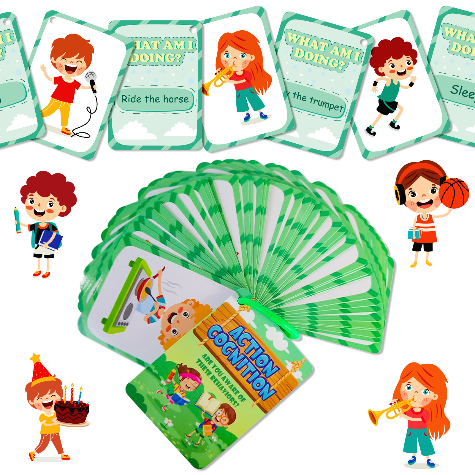 50Pcs/Set Cognition Learning C - Educational Flash Card recensione e prezzo