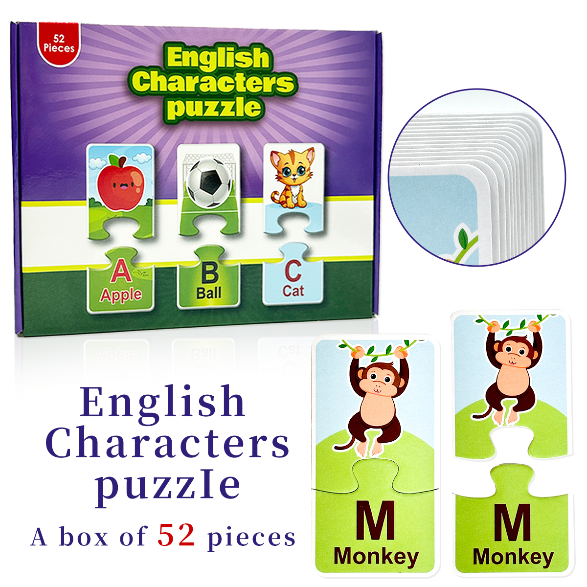 Alphabet Matching Puzzle Cards - Educational Flash Card recensione e prezzo