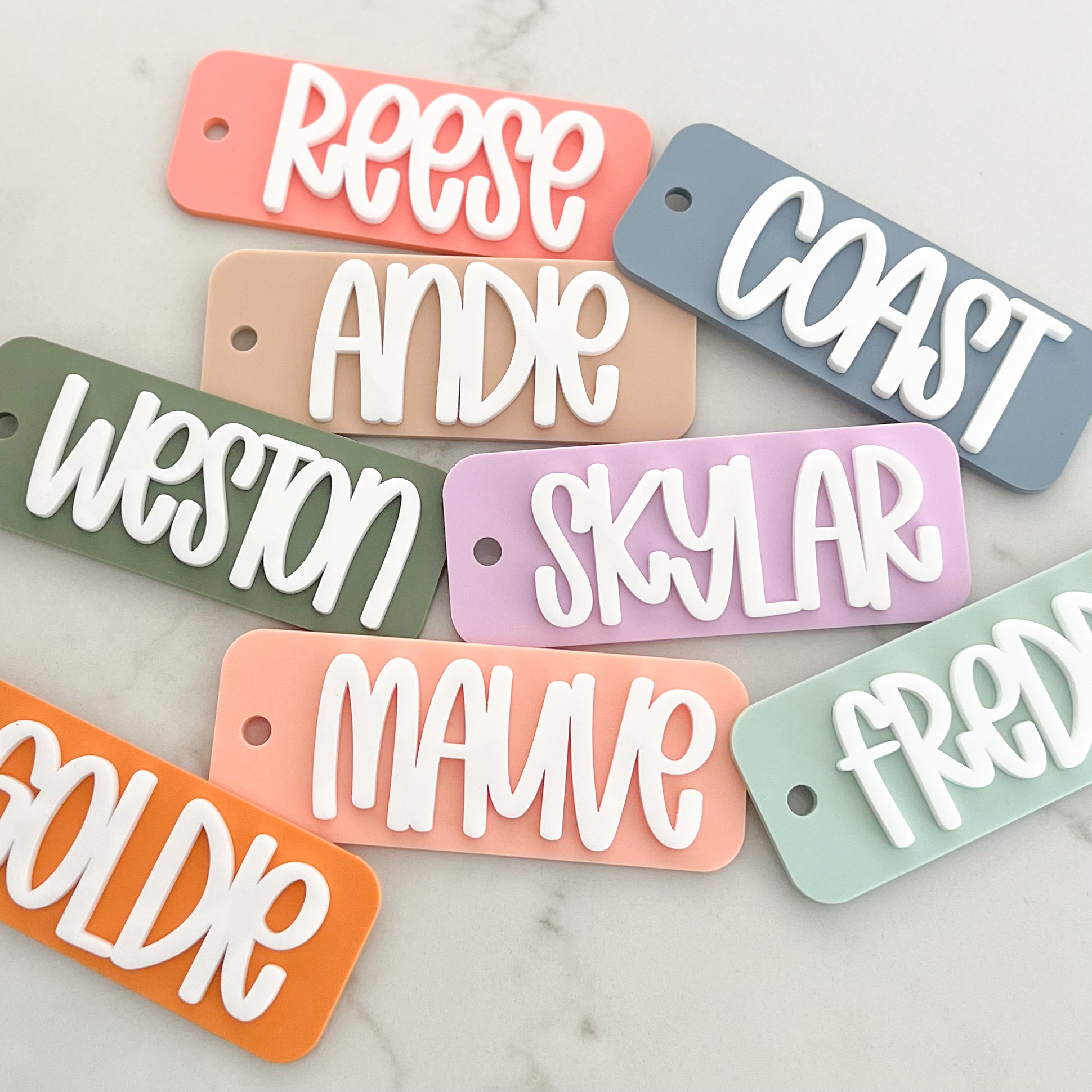 Acrylic Bag Tag Keychain 3D Ba - Laser Tag Set Kids recensione e prezzo