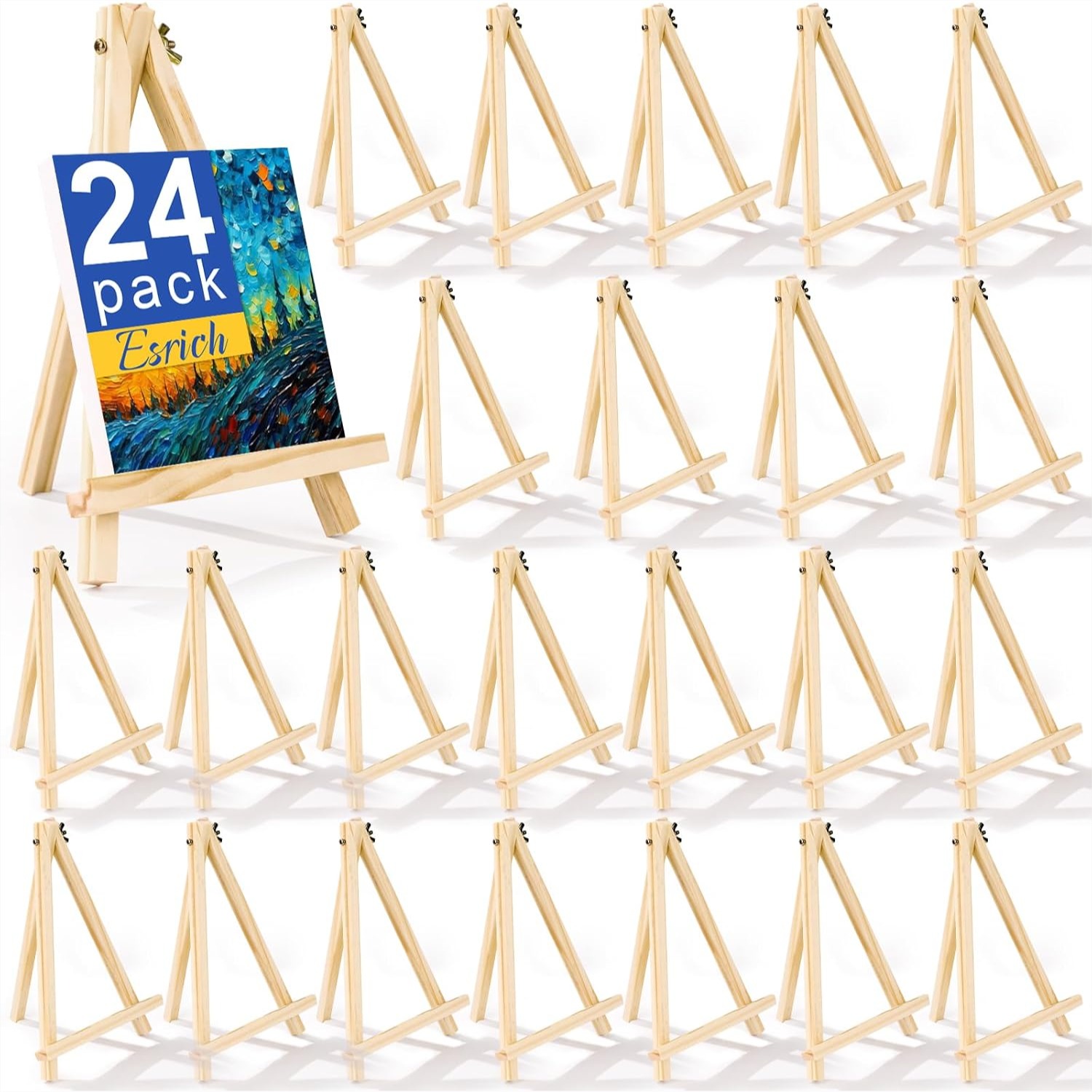 24 Pack 9 Inch Wood Easels for - Kids Art Easel recensione e prezzo