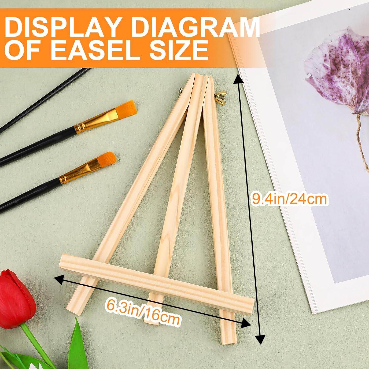 24 Pack 9 Inch Wood Easels for - Kids Art Easel recensione e prezzo