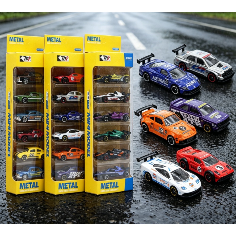 6Pcs Alloy Retro Racing Car Se - Kids Toys Amazon recensione e prezzo